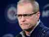 WAYNE GLOWACKI / WINNIPEG FREE PRESS
Winnipeg Jets head coach Paul Maurice listens to a question at media conference Monday.