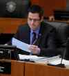 WAYNE GLOWACKI / WINNIPEG FREE PRESS
Mayor Brian Bowman at the first regular city council meeting of the new council Wednesday.