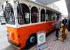 Wayne Glowacki / Winnipeg Free Press 
Jason Syvixay, Managing Director of the Downtown Winnipeg Biz announces the 'Free-Fa' trolley bus will take soccer fans on a free ride to explore downtown restaurants.