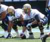 Wayne Glowacki / Winnipeg Free Press
At right, Dominic Picard (68) and Sukh Chungh (69) at practice at Investors Group Field this morning.