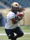 Wayne Glowacki / Winnipeg Free Press 
Running back Paris Cotton went to town in Regina.