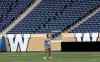 Kyle Walters, General Manager, Winnipeg Blue Bombers at a July practice Tuesday at Investors Group Field. (Wayne Glowacki / Winnipeg Free Press files)