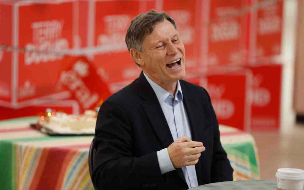 Wayne Glowacki / Winnipeg Free Press
Terry Duguid in his Winnipeg South HQ Tuesday, the day after he was elected to parliament.
