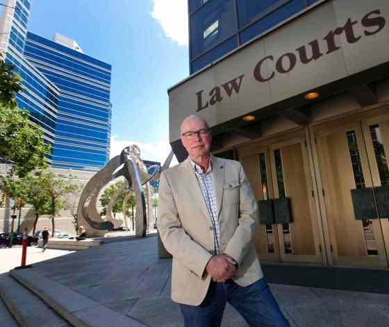 WAYNE GLOWACKI / WINNIPEG FREE PRESSJudge Ray Wyant wrote a chapter for a new compilation book called 