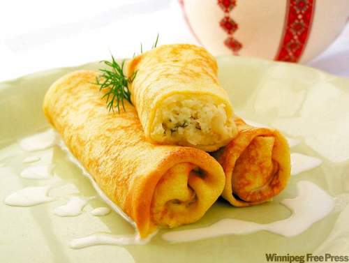 KELVIN HENDERSON
Nalysnyky (Ukrainian crepes)