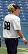 WAYNE GLOWACKI / WINNIPEG FREE PRESS FILES
Dave Mudge at Bombers practice in 2004