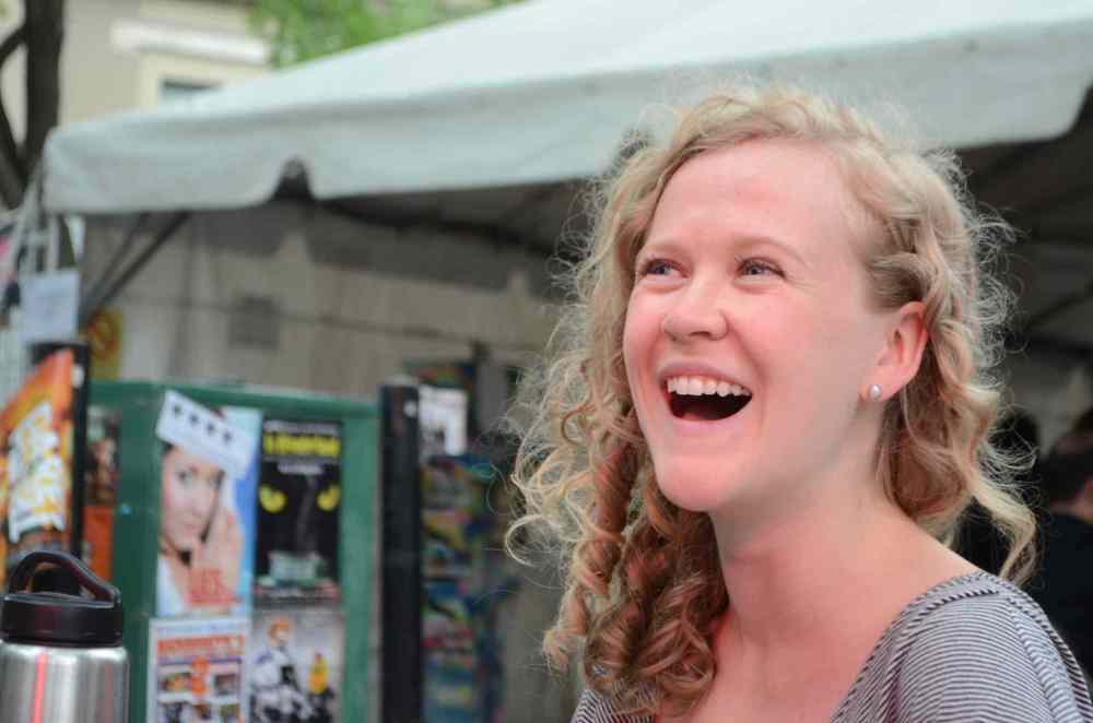 Oliver Sachgau/ Winnipeg Free Press
Andrea del Campo's life path was changed when she first saw improv.