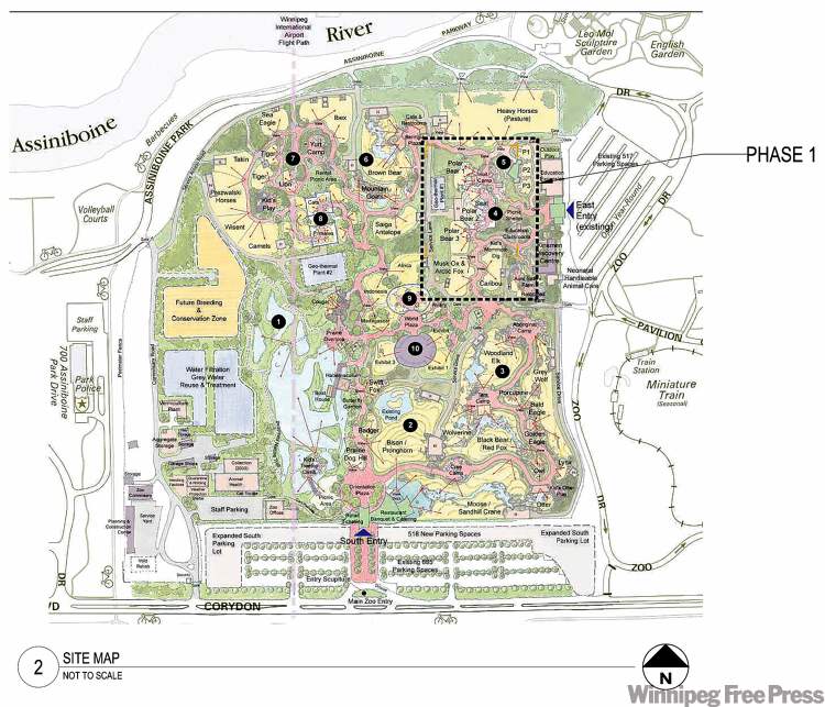 Assiniboine Park Zoo Map