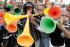 HUSSEIN MALLA / THE ASSOCIATED PRESS
The 2010 World Cup is guaranteed to be the loudest in history, with vuvuzela blowers producing up to 144 dangerous decibels of pure noise.