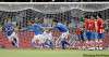 JULIE JACOBSON / THE ASSOCIATED PRESS
Italian goal-scorer Daniele De Rossi (second from left) gets his teammates revved up after scoring Monday while Paraguayan players wonder how it happened.