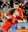 Matt Dunham / the associated press
Carles Puyol (front) celebrates after scoring the goal that put Spain into its first World Cup final.