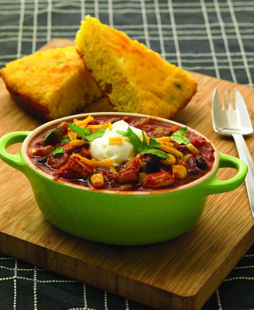 Chicken and black bean chili