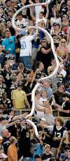 It’s a YouTube sensation that has spawned its own Facebook site fighting for its preservation. But fans who continue to feed the plastic-cup beast could face eviction from Canad Inns Stadium
