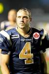 Mike Deal/ Winnipeg Free Press Archives
Blue QB Buck Pierce knows the Tabbies will come out in a snarly mood.