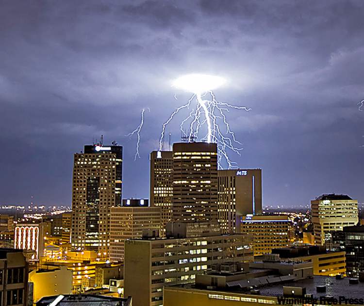 Lightning strikes spark skyhigh damages Winnipeg Free Press