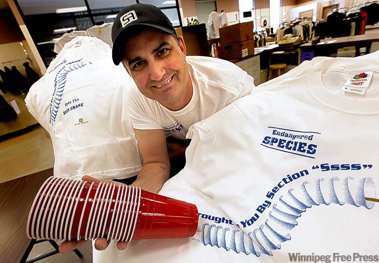 Beer snakes are out, so wear a Tshirt Winnipeg Free Press