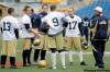 TREVOR HAGAN / WINNIPEG FREE PRESS
Justin Palardy (17), with, from left, Louie Sakoda, Warren Kean, Taylor Inglis, Mike Renaud and special teams coach Kyle Walters, will kick for the Bombers tomorrow.