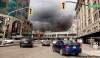 LISA WALDNER / WINNIPEG FREE PRESS
Thick clouds of smoke cause traffic grief Tuesday during rush hour.