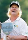 MICHAEL DWYER / THE ASSOCIATED PRESS
Charley Hoffman has a laugh after winning the Deutsche Bank Championship in Boston on Monday.