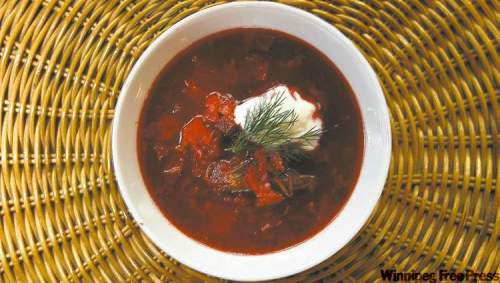 PHIL.HOSSACK@FREEPRESS.MB.CA
A borscht by any other name looks just as red.