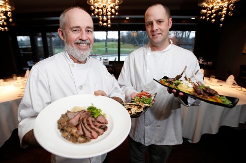 John Woods / Winnipeg Free Press
Owner Gord Harris (left) and chef Neil Higginson at Tapastry , which is located in the clubhouse at Niakwa Country Club.  Free Press restaurant critic Marion Warhaft delivers her verdict on Winnipeg's best of the year.