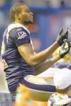 TREVOR HAGAN / WINNIPEG FREE PRESS ARCHIVES
Adarius Bowman’s hands let him down once too often with the Bombers this season.