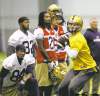 WAYNE.GLOWACKI@FREEPRESS.MB.CA   
Winnipeg Blue Bombers fourth-string quarterback Joey Elliott works out Tuesday. Bomber coaches are impressed with his attitude.