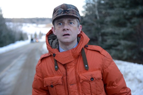 Chris Large / FX NETWORK
Actor Martin Freeman filmed during an especially frigid winter.