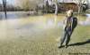 WAYNE.GLOWACKI@FREEPRESS.MB.CA
Ann Cook and her flooded property at Stephenson Point.