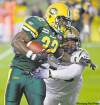 ED KAISER / POSTMEDIA NEWS
It was Eskimos running back Daniel Porter's turn to prolong the Bombers' agony on Saturday night.