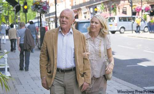 Rick Warner / Bloomberg News / Festival de Cannes
Anthony Hopkins and Naomi Watts play father and daughter in Woody Allen's latest London-set comedy.
