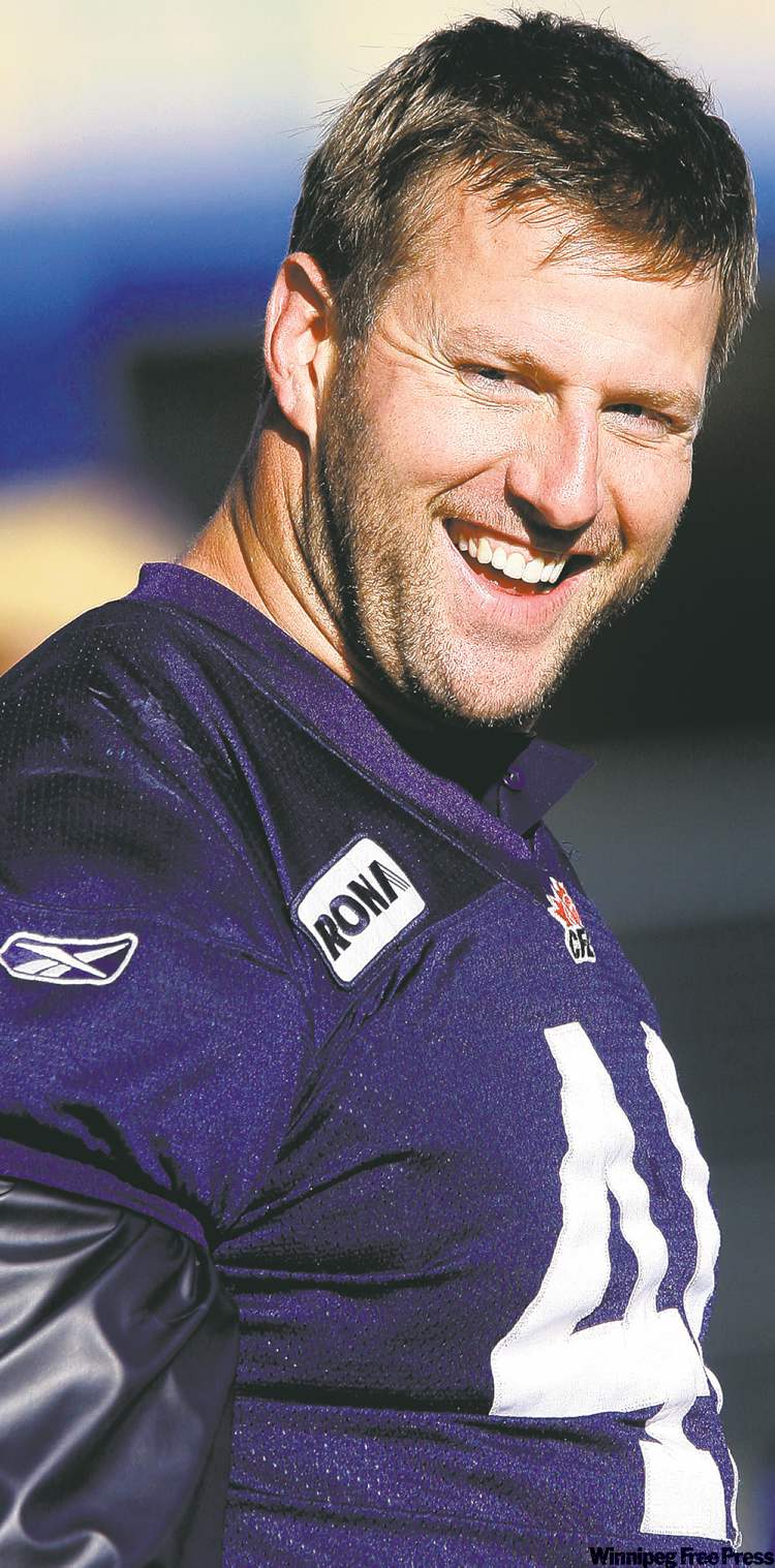 KEN GIGLIOTTI / WINNIPEG FREE PRESS archives
D-lineman Doug Brown continues fine tradition laid down by Bomber legends Walby, Stegall.