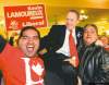 BORIS.MINKEVICH@FREEPRESS.MB.CA 
In a major upset, longtime Liberal and former MLA Kevin Lamoureux took the Winnipeg North seat from the NDP.