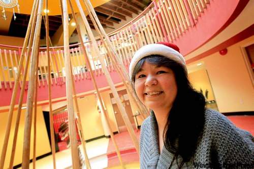 MIKE.DEAL@FREEPRESS. 
Yvonne Landon, financial administrator at Urban Circle, says the centre’s special programs have led to high graduation and employment rates among students. She is one of these success stories.