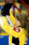 NATHAN DENETTE / THE CANADIAN PRESS ARCHIVES
Defending Manitoba champion skip Jill Thurston earned a shot at defending her crown Sunday.