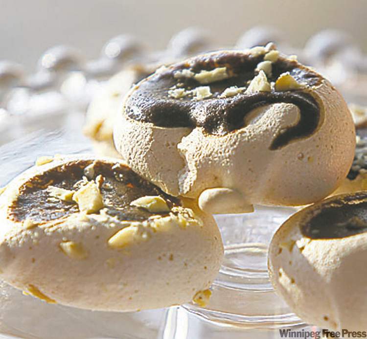 Chocolate fudge meringues Winnipeg Free Press