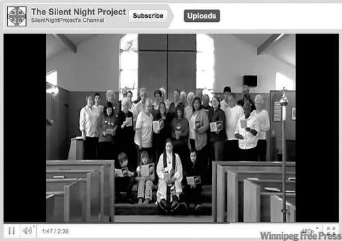 Choirs and assorted musical folk from local Anglican churches and beyond have recorded themselves singing the Christmas carol Silent Night and posted their efforts on YouTube (above) to raise funds for military chaplains.