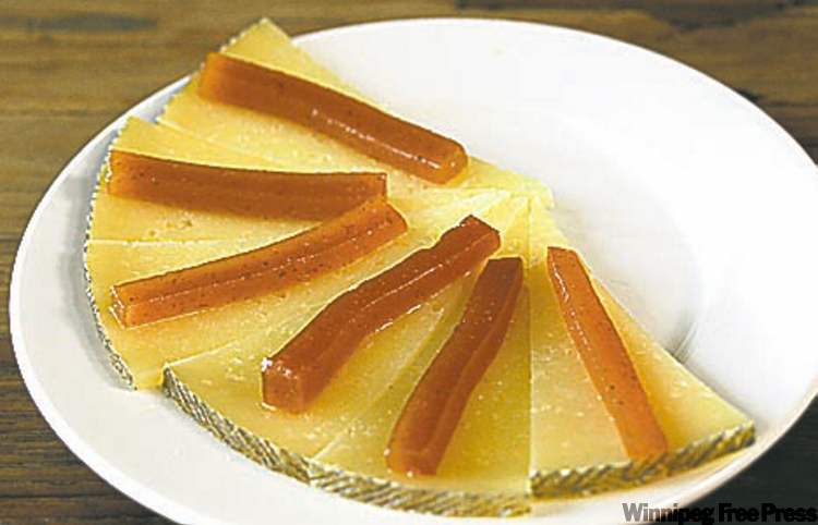 MIKE.DEAL@FREEPRESS.MB.CA
Manchego cheese with quince preserve