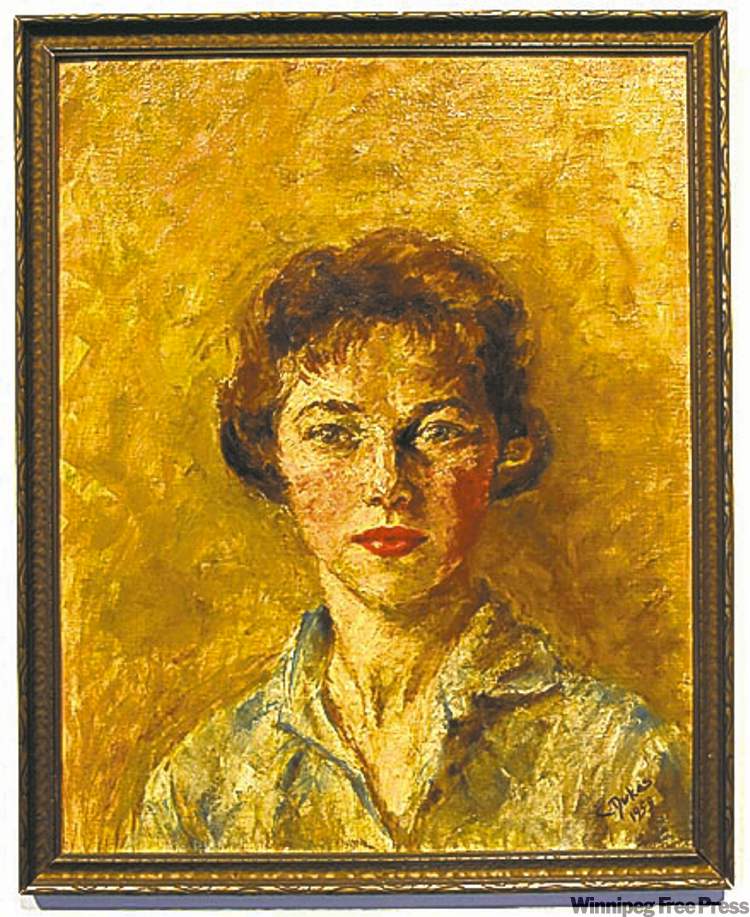 Self-portrait by Caroline Dukes.