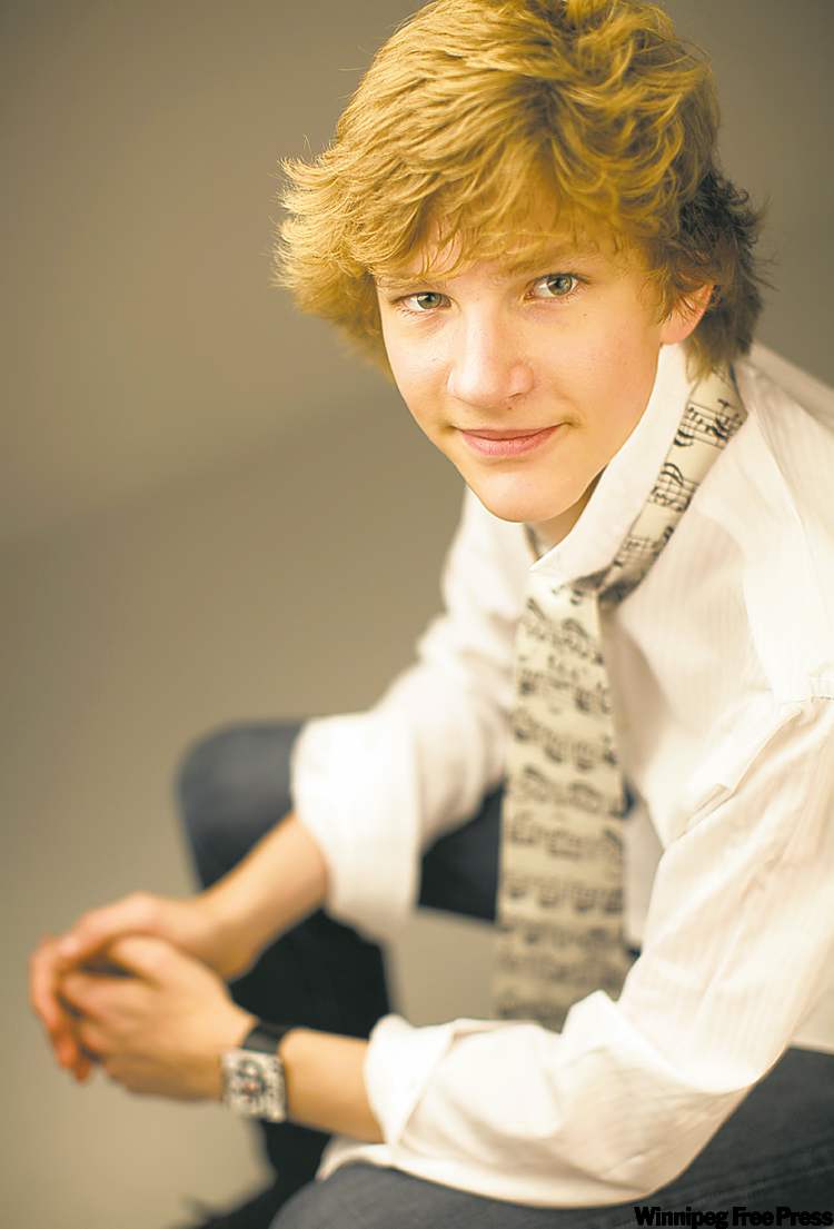 SUPPLIED PHOTO
Pianist Jan Lisiecki, 15, has performed at Carnegie Hall.