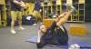 KEN GIGLIOTTI / WINNIPEG FREE PRESS
For quarterback Buck Pierce (foreground), the long road to recovery travels through the Bombers training room, working out with offensive linemen Steven Morley (left) and Kelly Butler.