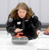 TREVOR HAGAN / WINNIPEG FREE PRESS 
East St. Paul skip Kim Link throws a rock during the final of the Curl Manitoba Women's Bonspiel at the Thistle Curling Club.