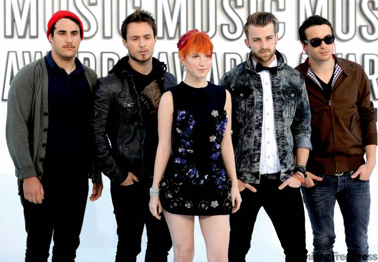 THE ASSOCIATED PRESS
From left, Zac Farro and Josh Farro have departed Paramore, leaving current band members Hayley Williams, Jeremy Davis and Taylor York.