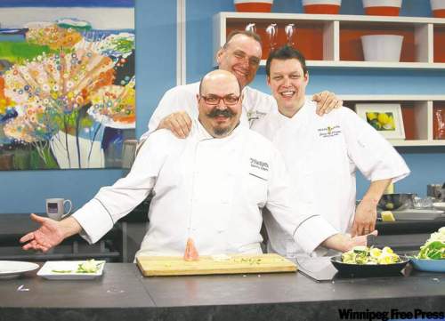 CP
Capra (from left), Bonacini and Parsons have a certain chemistry in the kitchen.