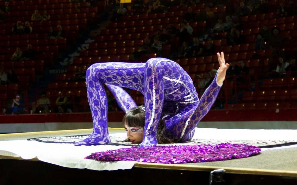 Supplied
Contortionist Samantha Halas