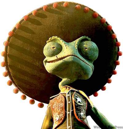 Paramount Pictures
Johnny Depp’s portrayal of an animated lizard sheriff is delightfully warm-blooded.