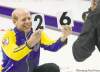 DAVE CHIDLEY / THE CANADIAN PRESS
After practice Friday, Alberta skip Kevin Martin shows he comes into this year's Brier men's national curling championship in London, Ont., with a 26-0 record.