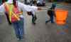 Mike Deal / Winnipeg Free Press
A crossing guard started a Facebook group recently to list license plate numbers of people who drive dangerously through the intersection where she works.