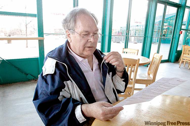 MIKE.DEAL@FREEPRESS.MB.CA
Manfred Keil approves of the increased education property tax credit for seniors.