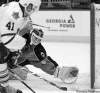 David Goldman / The Associated Press
Thrashers goalie Chris Mason said playing in front of a packed house would be 'awesome.'